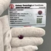 Natural Ruby 4.15ct Certificate