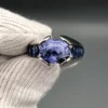 Natural Blue Sapphire Ring 18K Gold