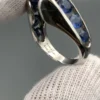 Natural Blue Sapphire Ring 18K Gold