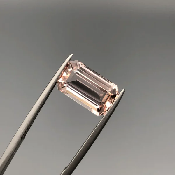 Katlang Topaz 4.67ct 2 Natural Pinkish Orange Katlang Topaz 4.67 Carat Octagon Cut