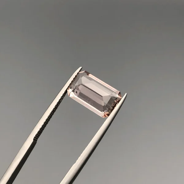 Katlang Topaz 4.67ct 3 Natural Pinkish Orange Katlang Topaz 4.67 Carat Octagon Cut