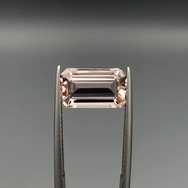 Katlang Topaz 4.67ct 4 Natural Pinkish Orange Katlang Topaz 4.67 Carat Octagon Cut