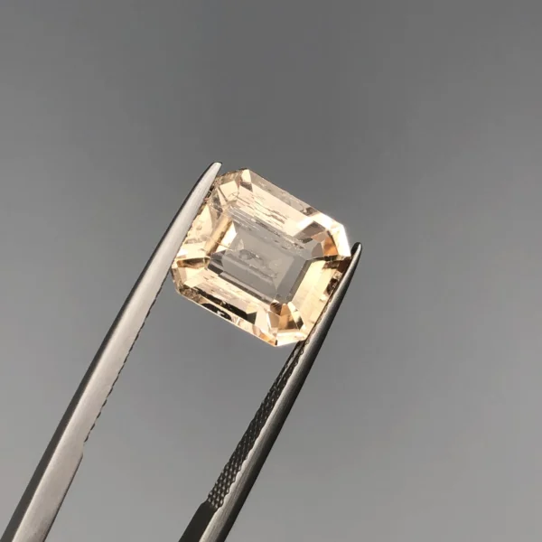 Natural Golden Topaz 5.72 Carat Certified Katlang Pakistan Gemstone