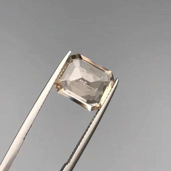 Natural Golden Topaz 5.72 Carat Certified Katlang Pakistan Gemstone