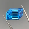 Swiss Blue Topaz 39.79 Carat Certified Fancy Cut 1 Swiss Blue Topaz 39.79 Carat Certified Fancy Cut