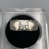 Natural Diamond 1.30ct in Silver Ring