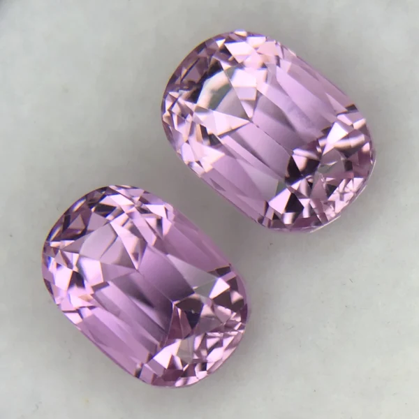 045e8646-b0aa-4bcb-8110-e2e844b8f9e0 Natural Kunzite Pair 13.35ct | Afghanistan Origin