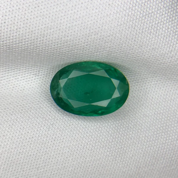 Natural Zambian Emerald 3.11ct Oval Cut