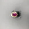 7da7db2c-af79-4e47-927f-8acfc6e81b36 Natural Afghan Ruby 3.84ct & Natural Diamonds 0.77ct in Bespoke Silver Ring