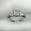 Natural Cushion Cut Diamond Ring in 14K Gold Natural cushion cut diamond ring in 14K gold with approximately 1.00ct diamonds