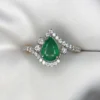 af61b847-384f-4ce3-8ed1-cd868f46adb5 1.37ct emerald gold ring with diamonds